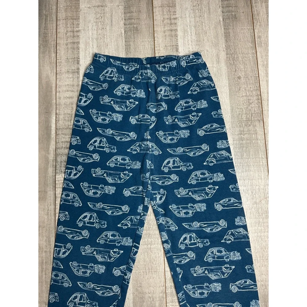 Gymboree Boys Blue Vintage Car Print Pajama Set 2-Piece Cotton Snug Fit Size 6